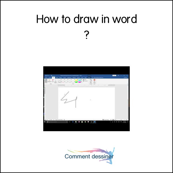 How to draw in word